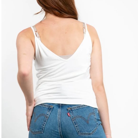 White tank top, by Gentle Fawn - Picture 8 of 8